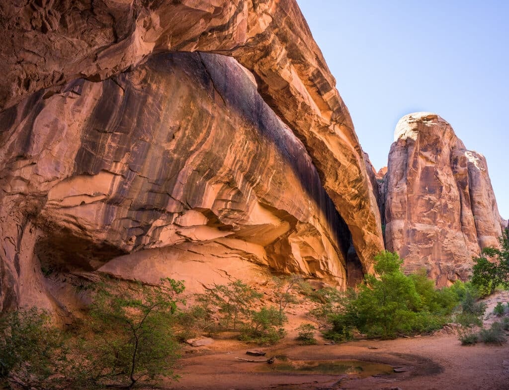 Morning Glory Bridge in Grandstaff Canyon near Moab, Utah