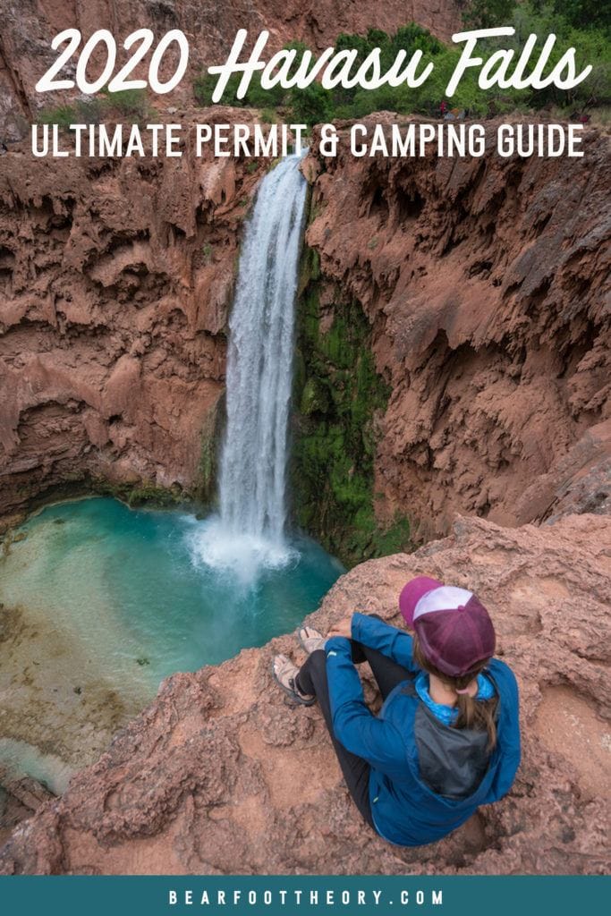 A complete travel guide to a one-of-a-kind Havasu Falls camping experience with everything you need to know about the trail, permits, campground, & gear.