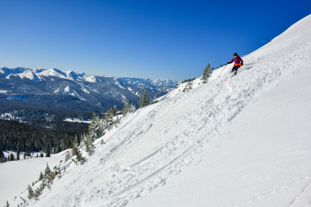 Snowcat skiing // Check out this complete Crested Butte winter travel guide to enjoy this Colorado winter wonderland town for skiing, biking, hiking, and more.