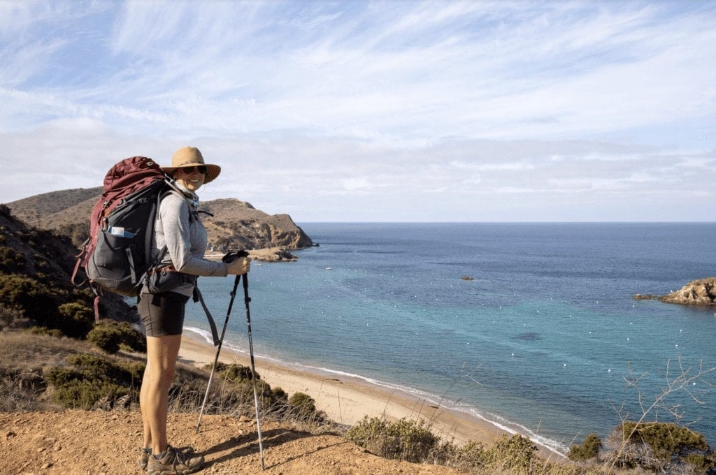 Catalina backpacking // Thru-hike training requires mental and physical preparation. Learn how to get ready with these tips from a PCT and JMT thru-hiker.