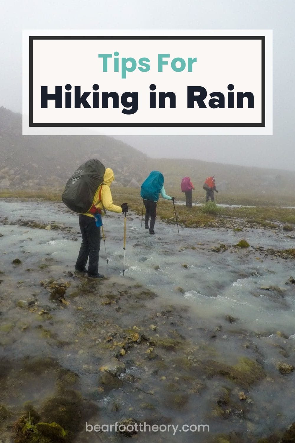 Don't let wet weather keep you indoors. Learn how to stay dry & choose the right trail, clothing & gear with these 5 simple tips for hiking in the rain.