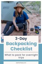 3-Day Backpacking Checklist (2024) – Bearfoot Theory