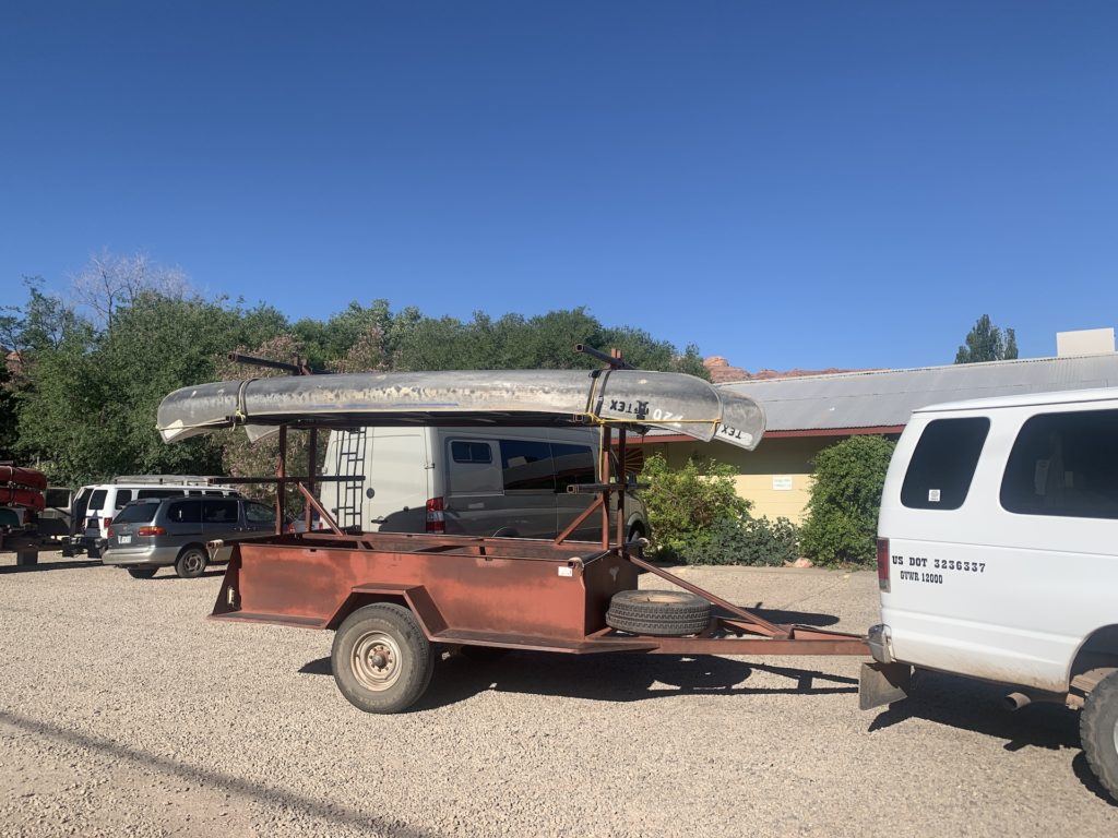 Canoe rentals from Tex's Riverways in Moab