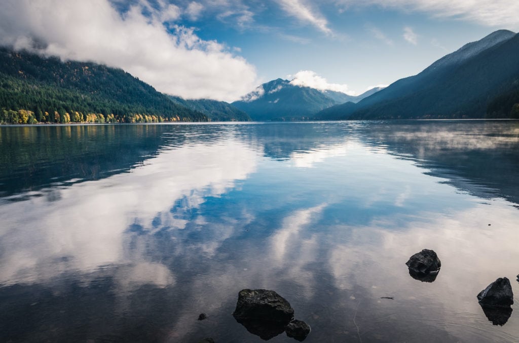 Crescent Lake in Olympic National Park