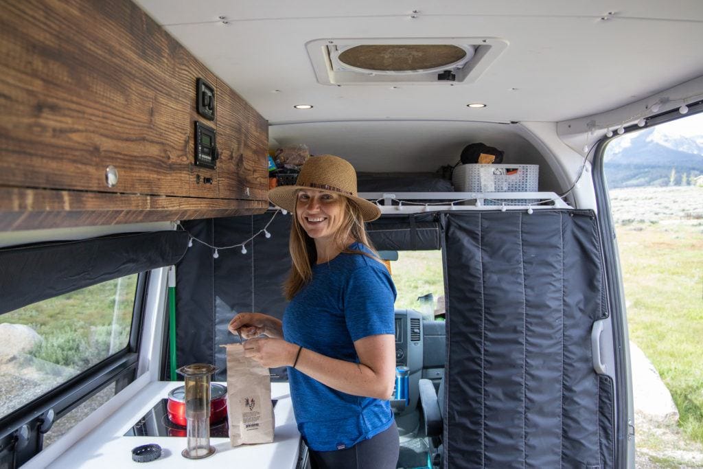 Learn how to simplify your van life routine including how to pare down to just the essentials so that life on the road stays simple and organized.