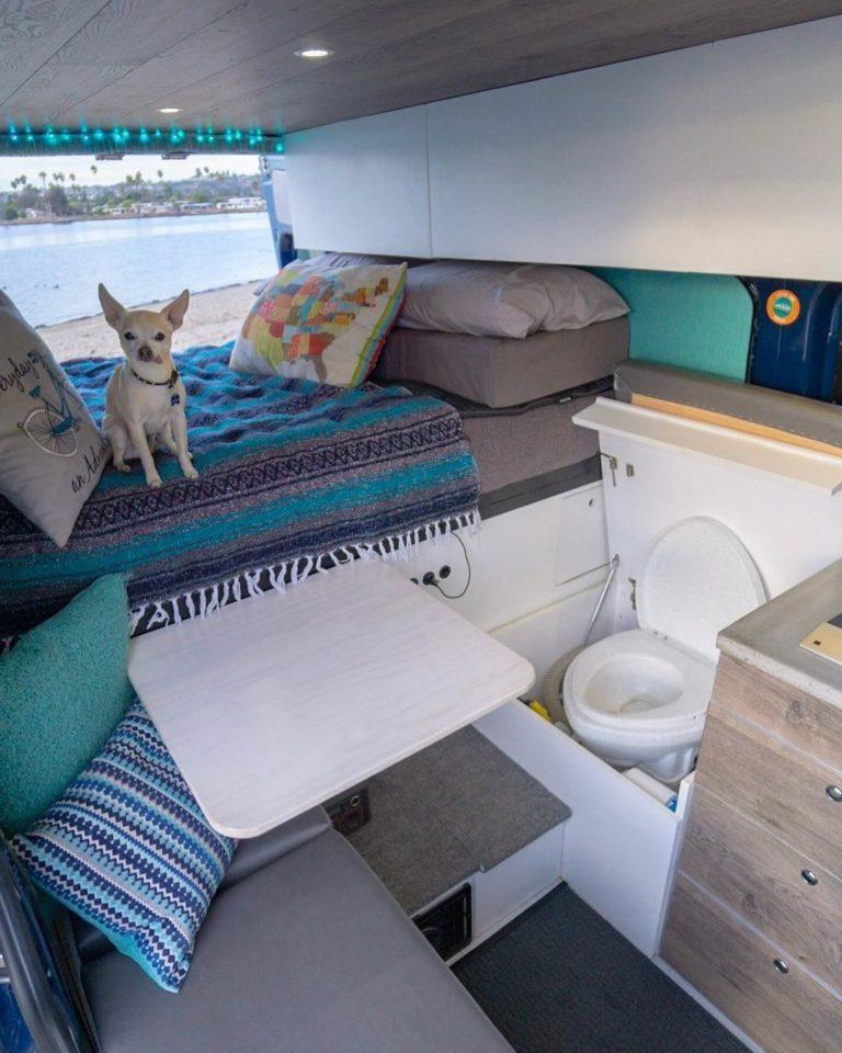 12 Camper Vans with Bathrooms Toilet & Shower Inspiration for OffGrid