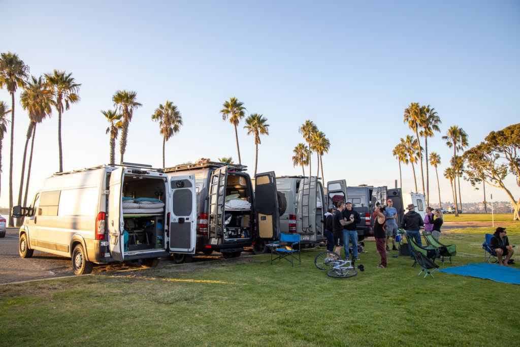 Learn how to find a van life community while traveling on the road and get tips for finding like-minded travelers and fun van life events.