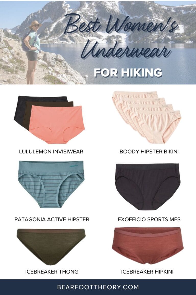 Best Women's Hiking Underwear that Stay Put & Wick Sweat Bearfoot Theory