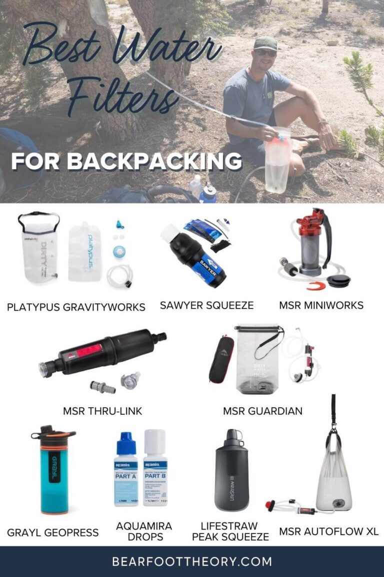 Best Backpacking Water Filters and Purifiers of 2023 Bearfoot Theory