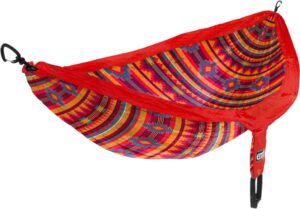 ENO DoubleNest Printed Hammock // The ultimate guide to gifts for outdoor lovers with ideas for hikers, backpackers, campers, travelers, skiers, outdoor pets, & more.