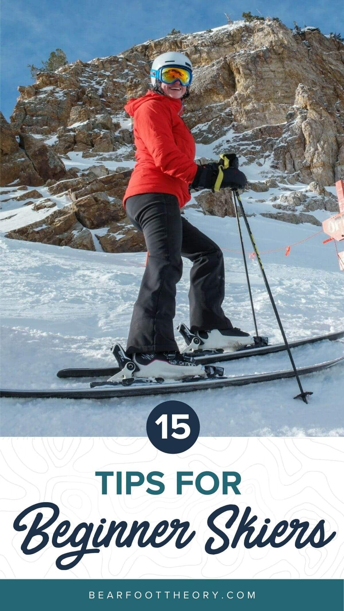 Learn how to ski this winter with these beginner skier tips for adults. Find advice on gear, technique, form, lessons & more!