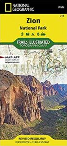 Zion National Park Map // Plan your trip to Zion National Park with this travel guide complete with info on campgrounds, must-do trails, permits, park shuttle & more.