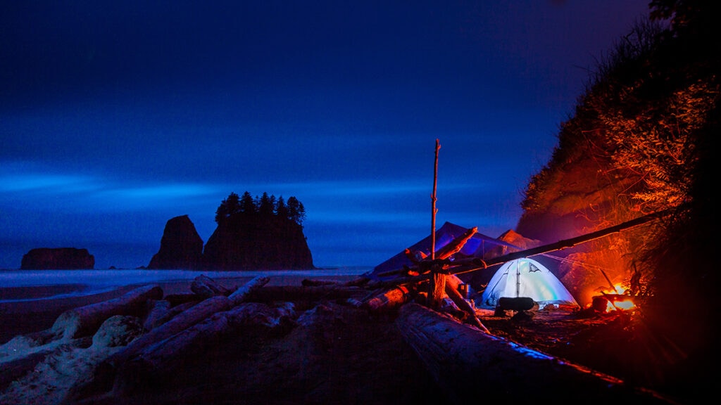 This guide to backpacking the South Coast Trail in Olympic National Park will prepare you for a fun beach backpacking trip in Washington.