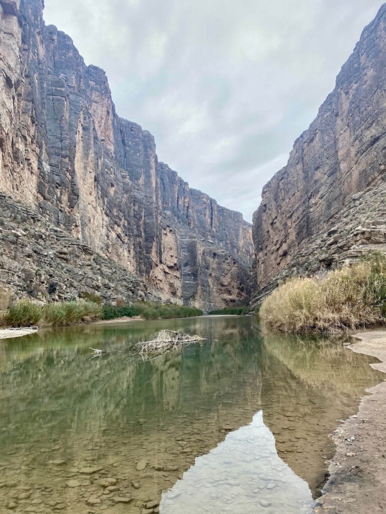 Santa Elena Canyon in Big Bend National Park - This guide to the top Big Bend hikes includes distances, elevation gain, hiking trail descriptions, and more.