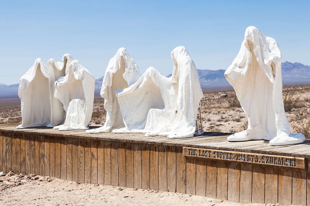 Rhyolite Ghost Town Map 6901