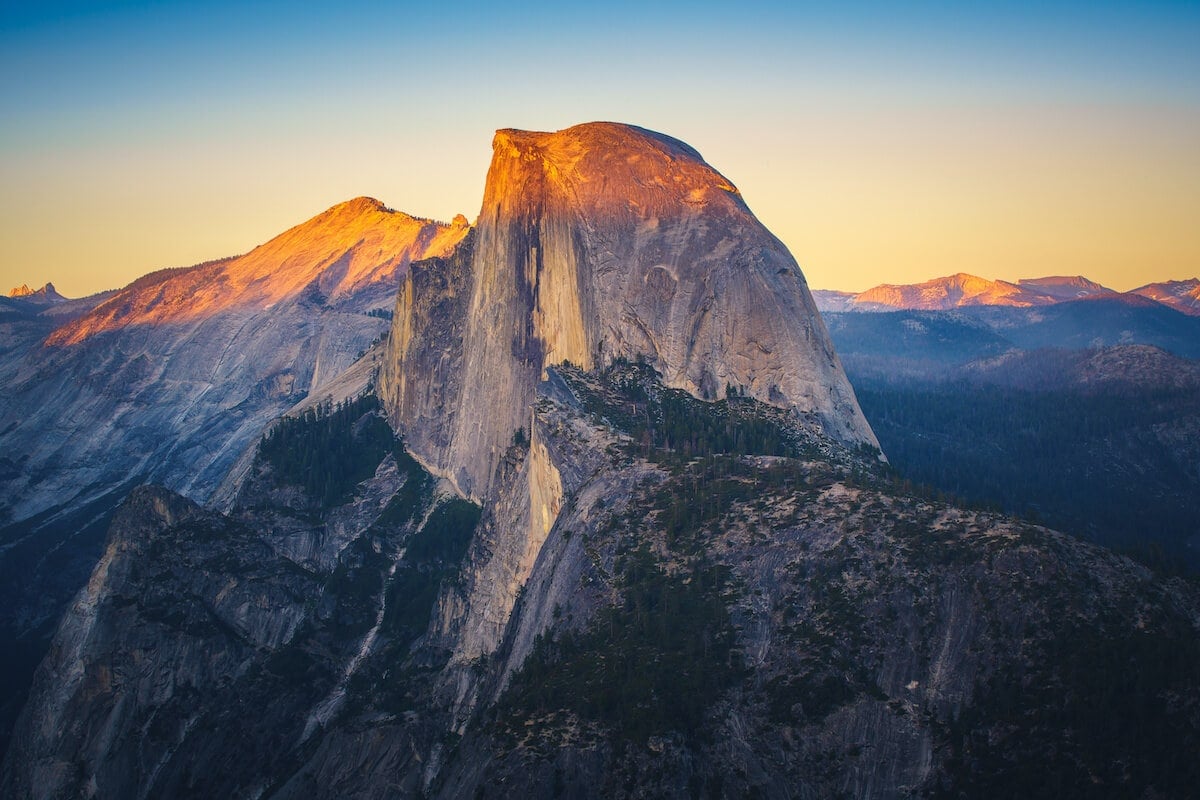 Half dome outlet trail