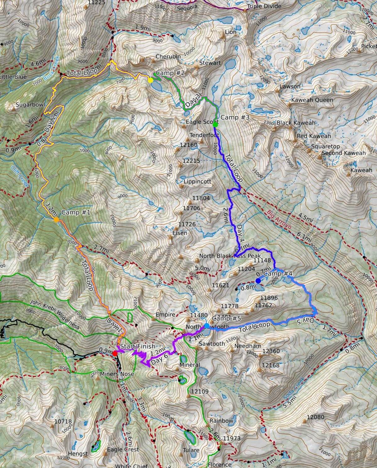 Backpacking the Mineral King Loop in Sequoia National Park – Bearfoot ...