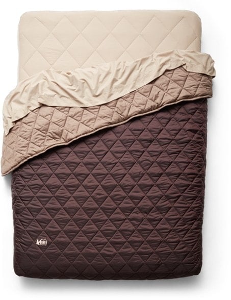 REI Kingdom sleep system - a comfy queen size mattress for car camping