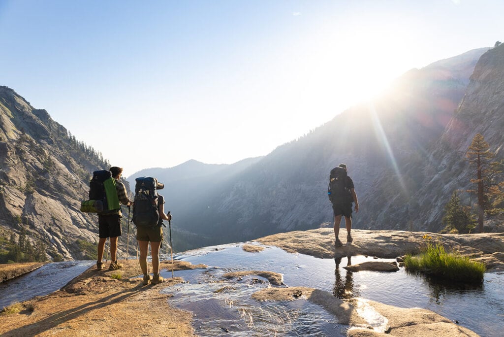 Hiking the Mineral King Loop in Sequoia National Park on the way to Lake Hamilton and Hamilton Creek