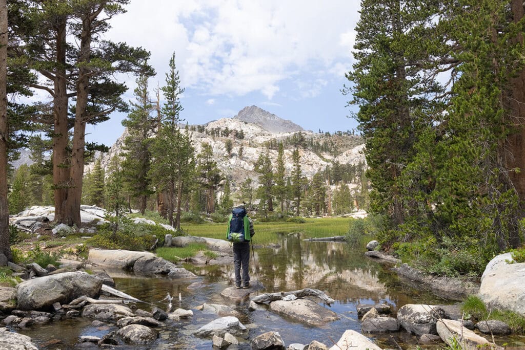 One of the Little Five Lakes on the Mineral King Loop in Sequoia National Park