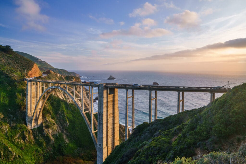 Bixby Bridge // Here are the top things to do in Big Sur, California including camping, hiking, restaurants, sightseeing, and more.