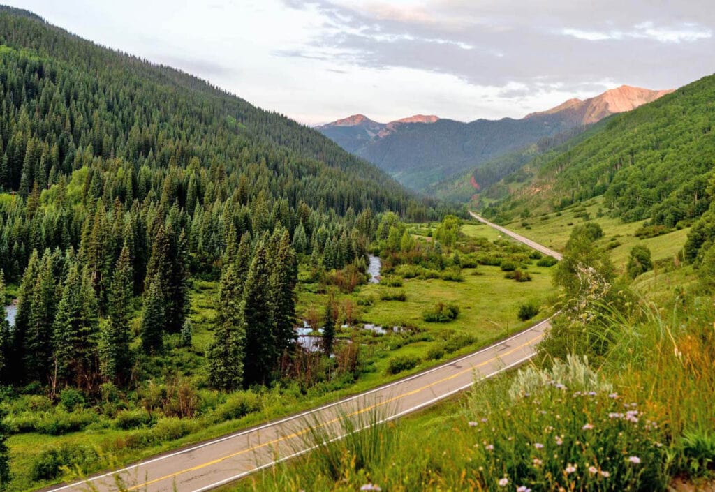 Million Dollar Highway in Colorado