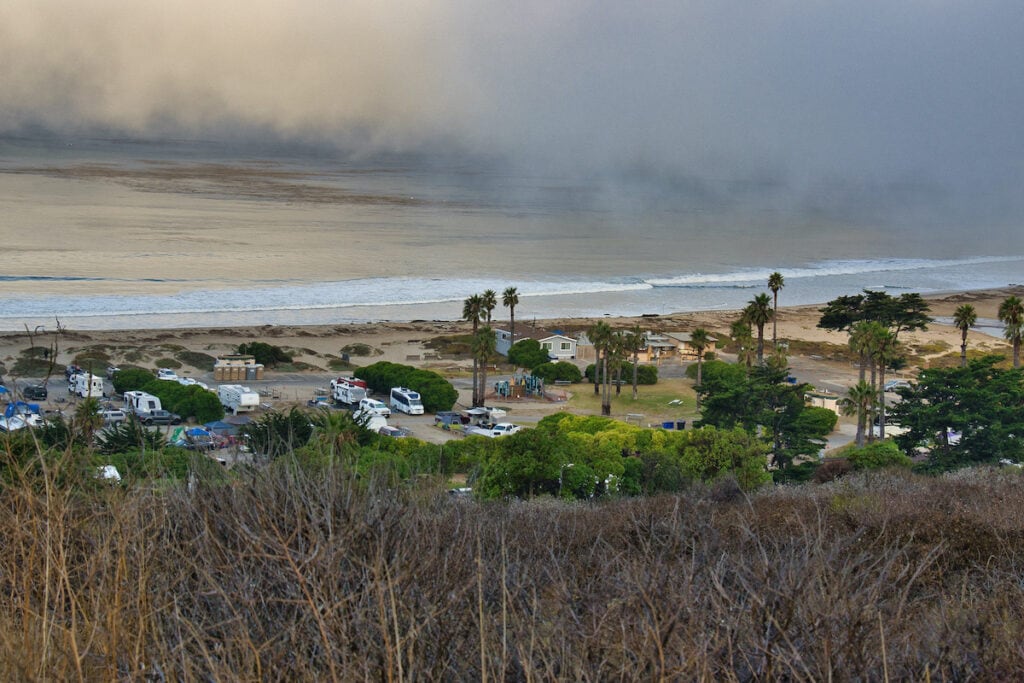 Jalama Beach // Learn about 12 of the best California beach campgrounds with tent/RV sites right on the coast in Northern, Central, and Southern California.