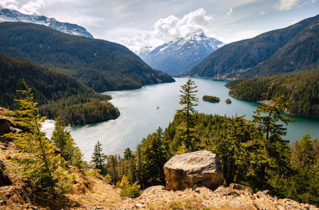 A lake at North Cascades National Park