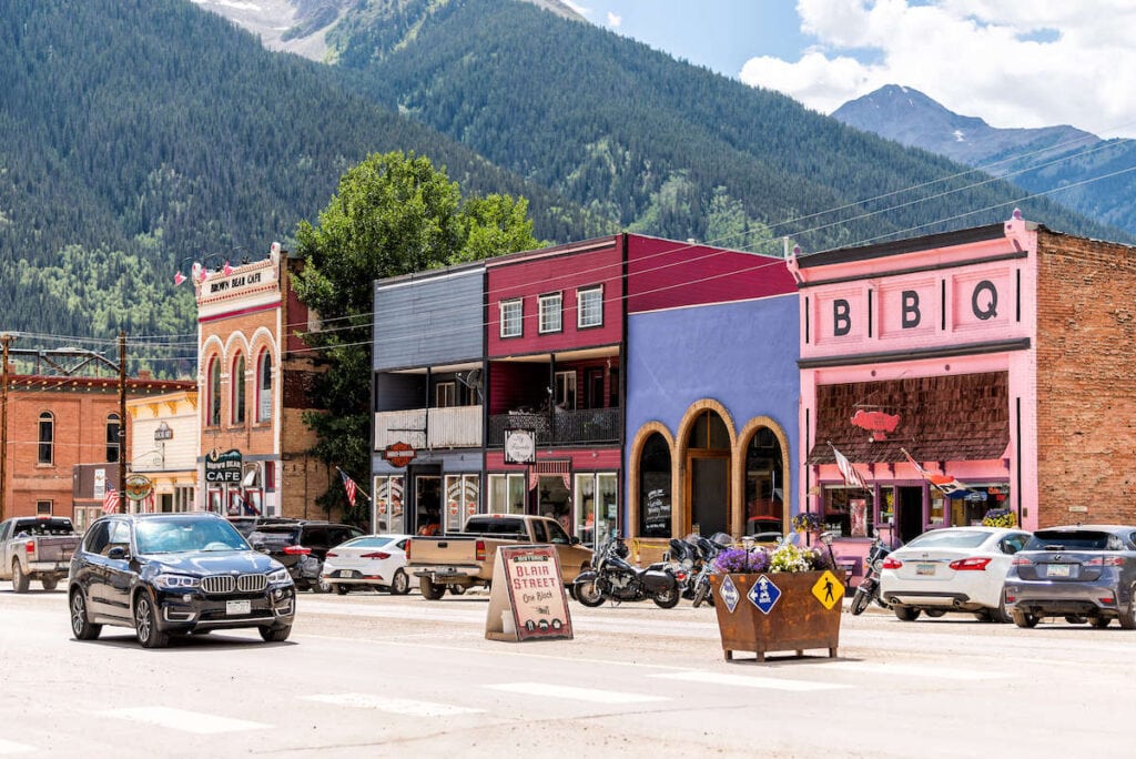 Silverton Colorado // Drive Colorado's Million Dollar Highway and San Juan Skyway to see amazing views of the Rocky Mountains and visit small mountain towns.