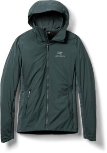 Arc'teryx Atom SL Insulated Hoodie // The ultimate guide to gifts for outdoor lovers with ideas for hikers, backpackers, campers, travelers, skiers, outdoor pets, & more.