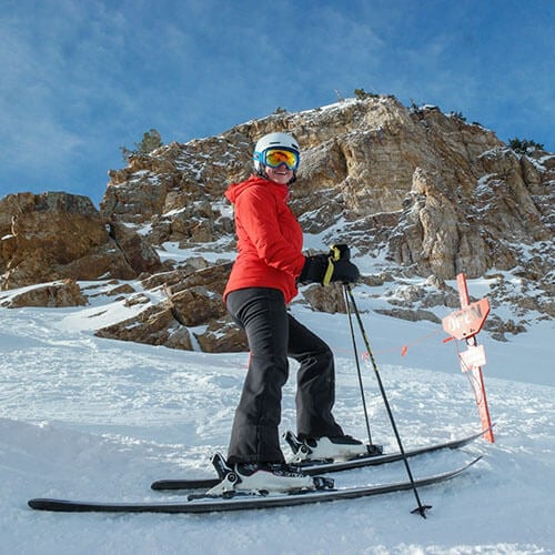 Beginner skier tips