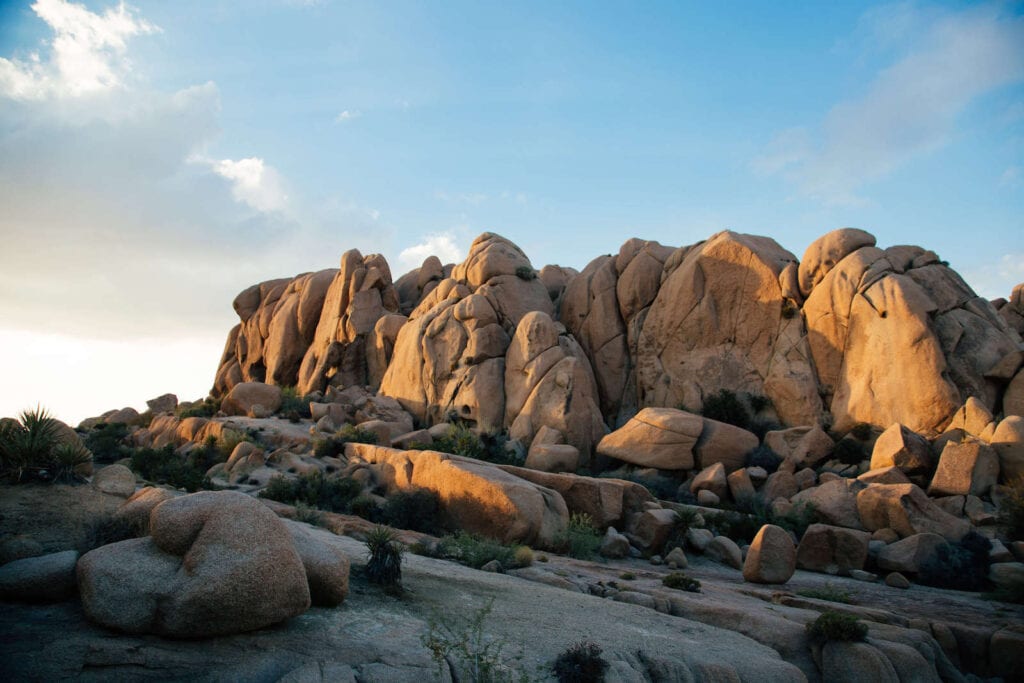 Rock monolith at Joshua Tree National Park