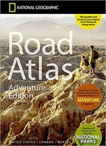 Book cover of the National Geographic Road Atlas - Adventure Edition