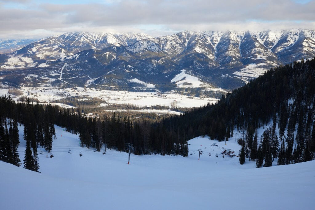 Fernie Alpine Resort Ski Area on the Powder highway