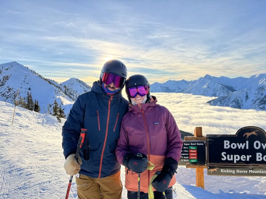 The top of the Golden Eagle Express Gondola at Kicking Horse Mountain
on the Powder Highway