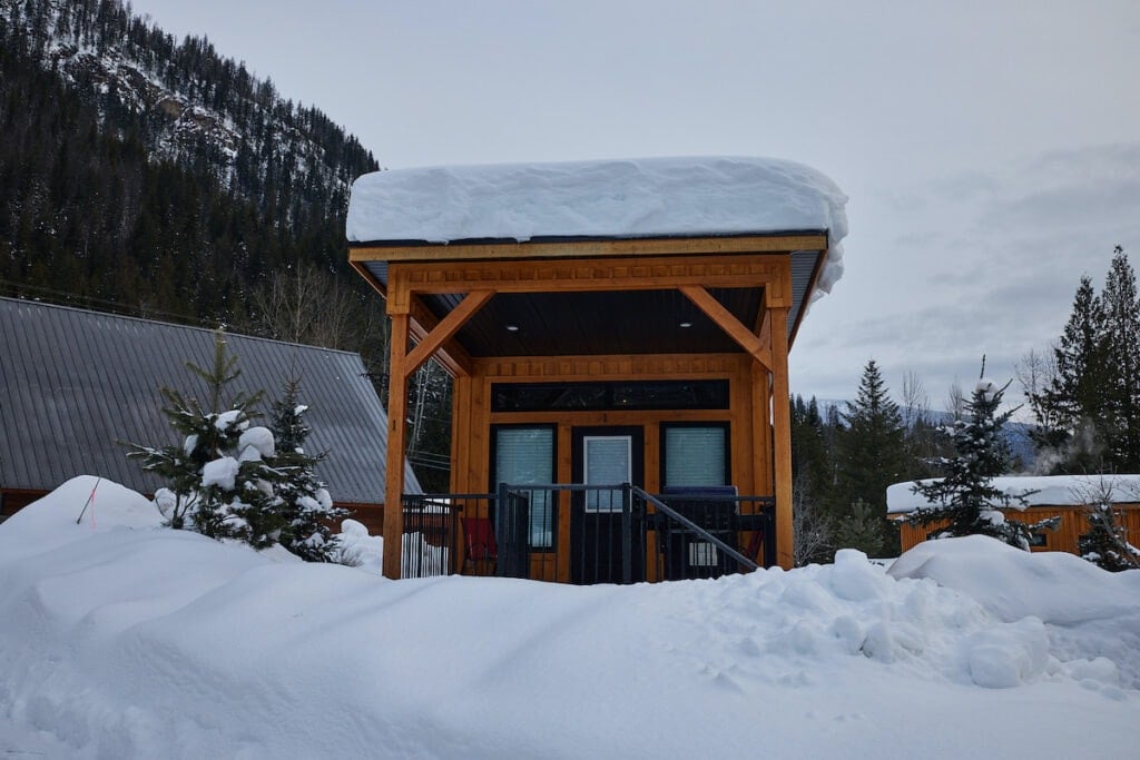 Boulder Mountain Resort Premium Cabin exterior
