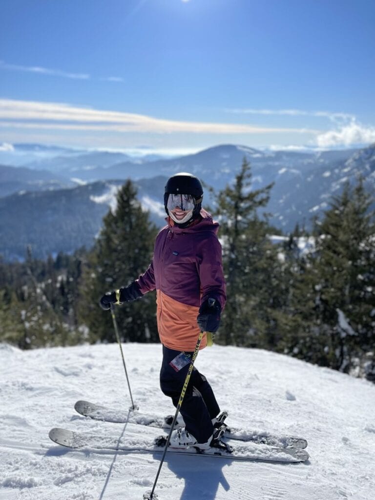 Bluebird day at RED Mountain on the Powder Highway