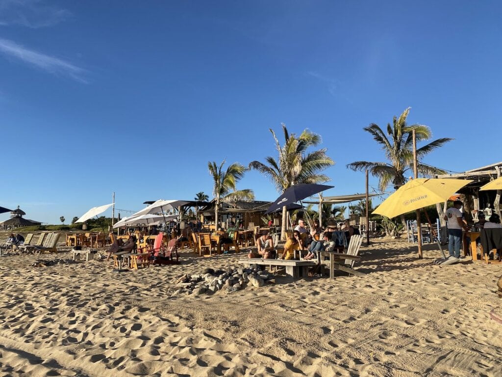 The Green Room in Todos Santos on the beach