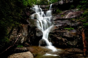 Ramsey Cascades waterfall in Smoky Mountains National Park