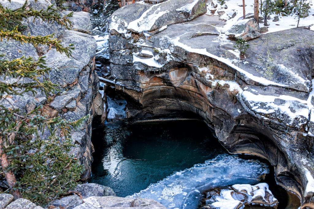 The Grottos pools near Aspen Colorado