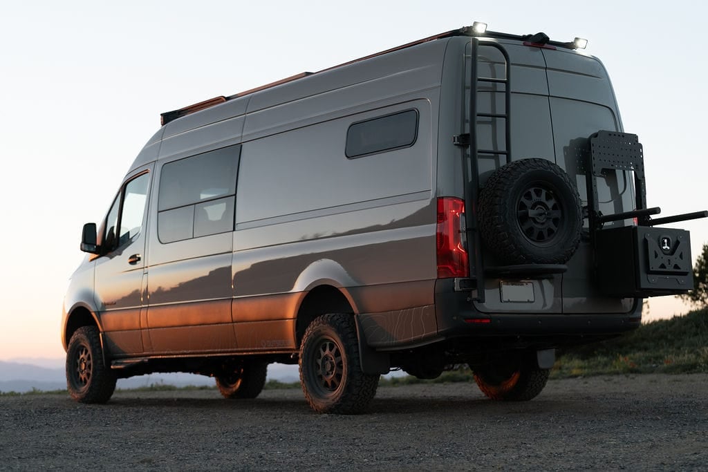 Sprinter Van Conversion Tour: Custom 4x4 Outside Van – Bearfoot Theory