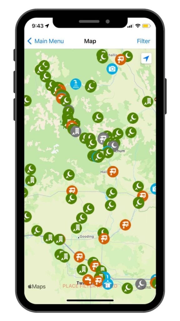 iOverlander van life app