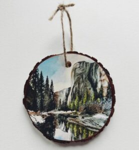 National Park ornament hand painted