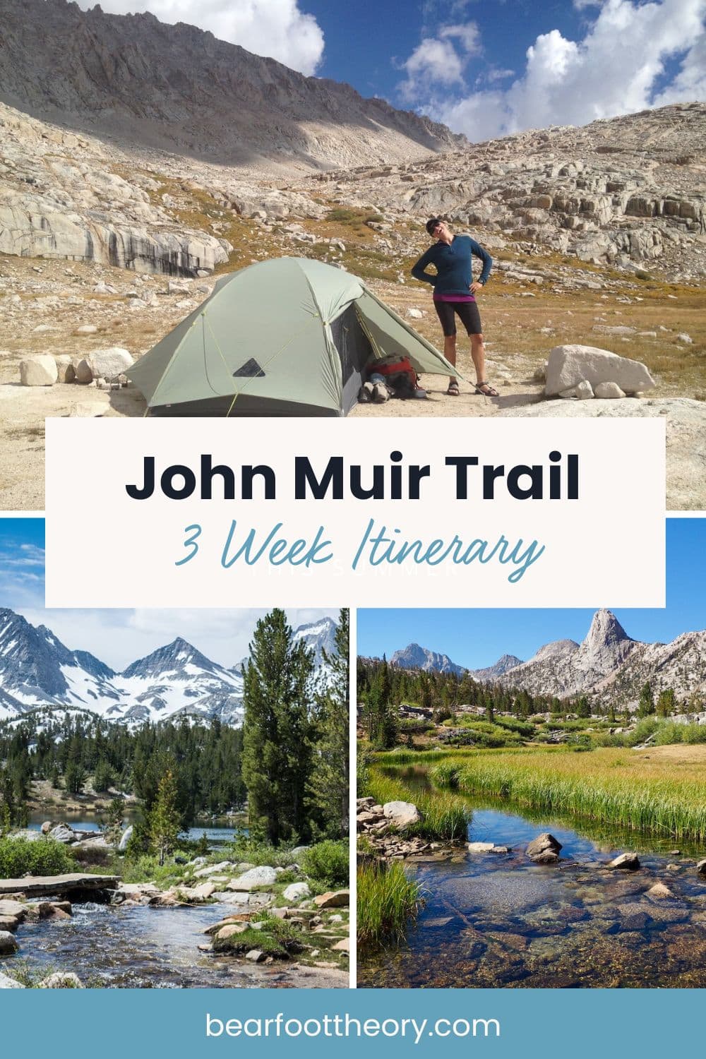 Spend 3 weeks on the John Muir Trail with our 22 day itinerary.