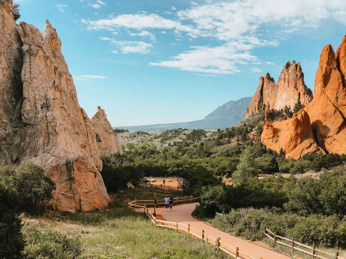 Landscape photo of Garden of the Gods hike in Steamboat Springs, Colorado