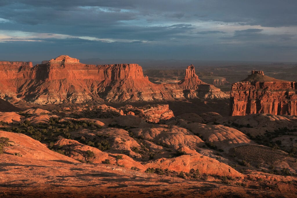 golden hour at Canyonlands National Parl