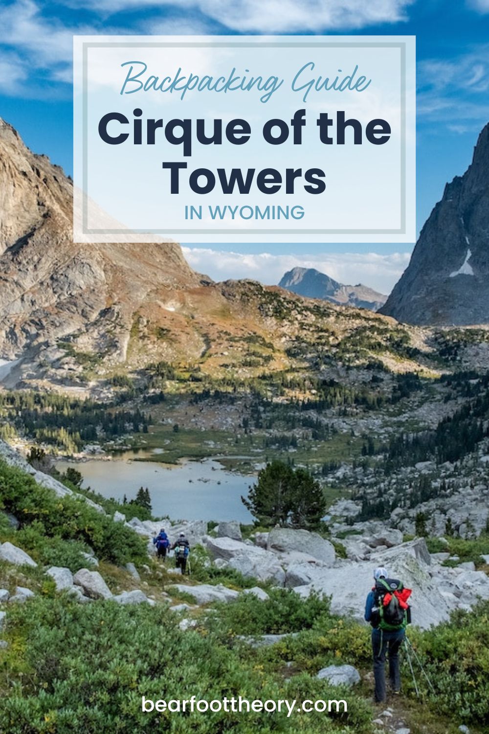 Bearfoot Theory | Explore the breathtaking beauty of Wyoming with our detailed guide to backpacking Cirque of the Towers. We'll walk you through essential tips, the best route, permits, campsites, must-see sights, and how to prepare for this epic journey. Whether you're a seasoned hiker or a backpacking novice, you'll find inspiration and practical advice in our post.