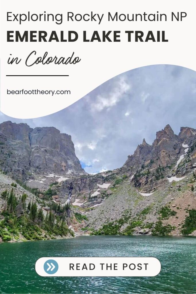 Bearfoot Theory | Step into the beauty of Colorado's Rocky Mountain National Park with our in-depth guide on Hiking Emerald Lake. Get insights on the trail, elevation, and what to expect.