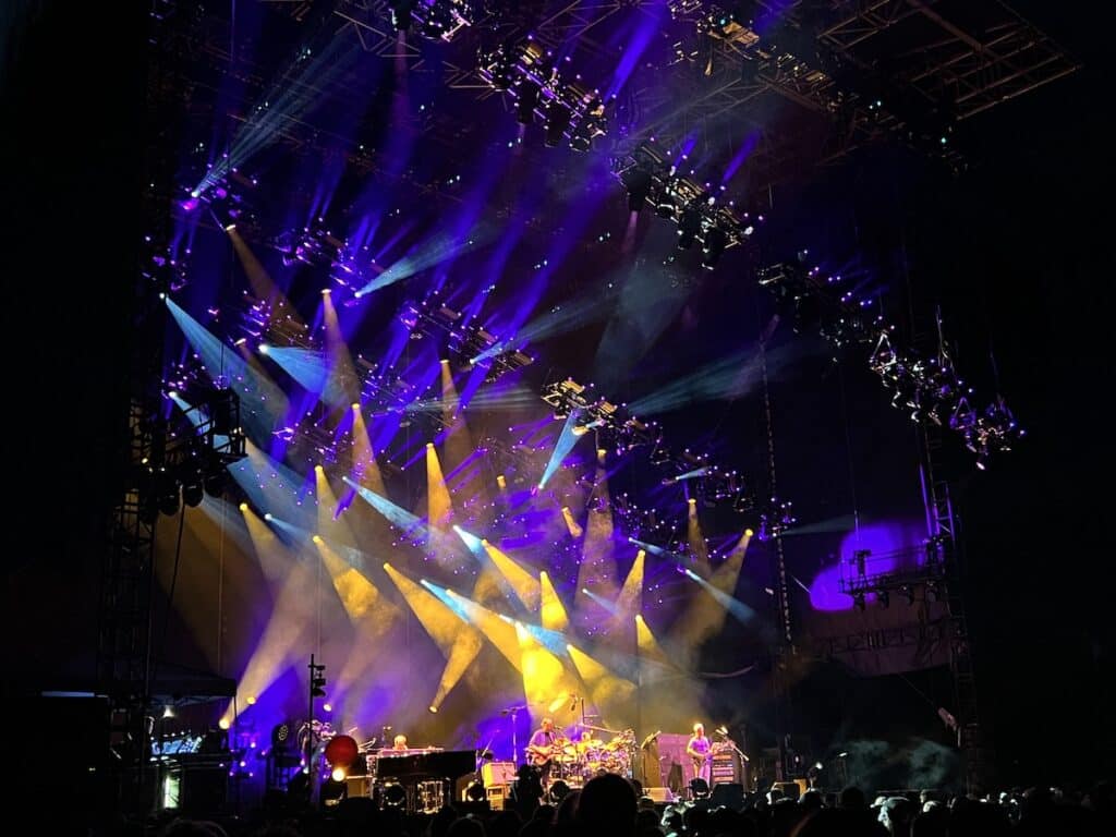 Phish playing at Dicks Sporting Goods Arena in Denver