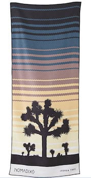 Nomadix towel with Joshua Tree print